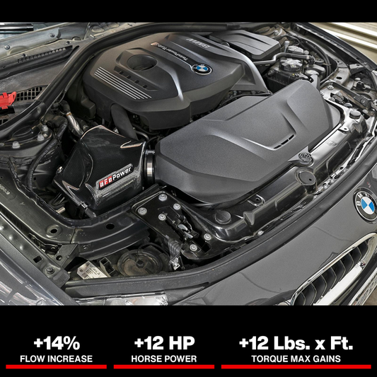 aFe Magnum FORCE Stage-2 Pro 5R Cold Air Intake System 2017 BMW 330i (F3x) I4-2.0L (t) B48