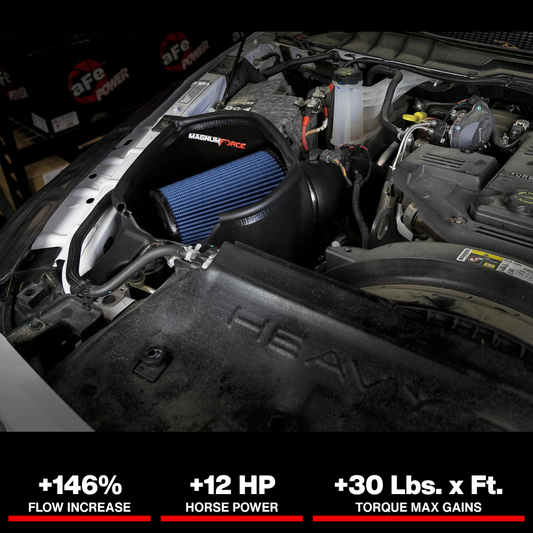 aFe 13-18 Dodge L6 6.7L Diesel Trucks MagnumFORCE Stage-2 Intake Pro 5R Filter
