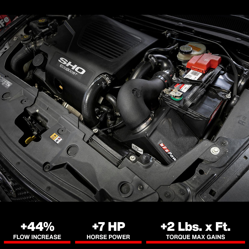 aFe MagnumFORCE Stage-2 Pro 5R Air Intake System 10-18 Ford Taurus SHO Twin Turbo EcoBoost V6 3.5L