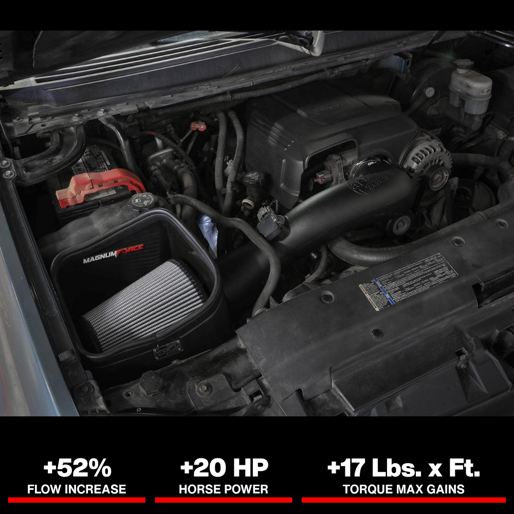 aFe Magnum FORCE Stage-2 Pro Dry S Cold Air Intake System 09-14 Chevrolet Silverado / GMC Yukon