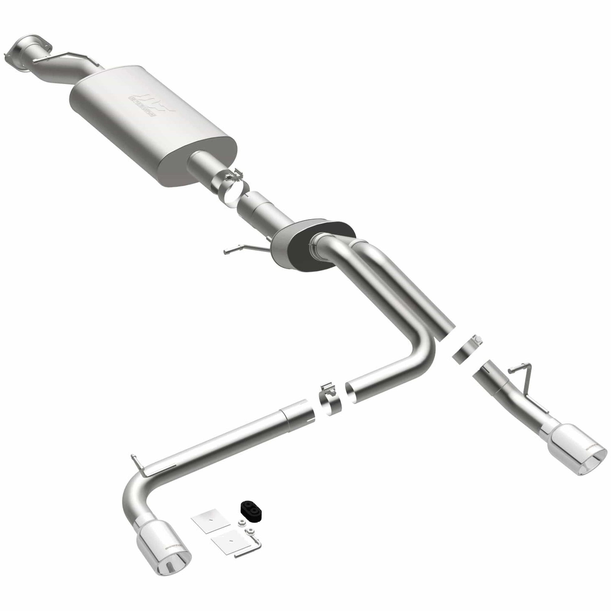MagnaFlow Sys C/B 07 GM Hummer H2 Split Rear