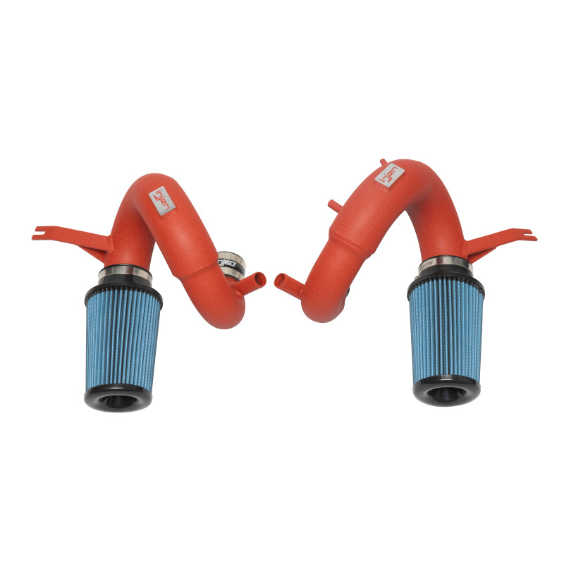 Injen 18-20 Kia Stinger 3.3L Twin Turbo Wrinkle Red Short Ram Air Intake