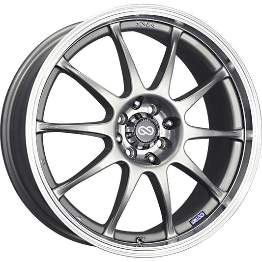 Enkei J10 16x7 5x100/114.3 38mm Offset 72.62mm Bore Dia Silver Paint Wheel