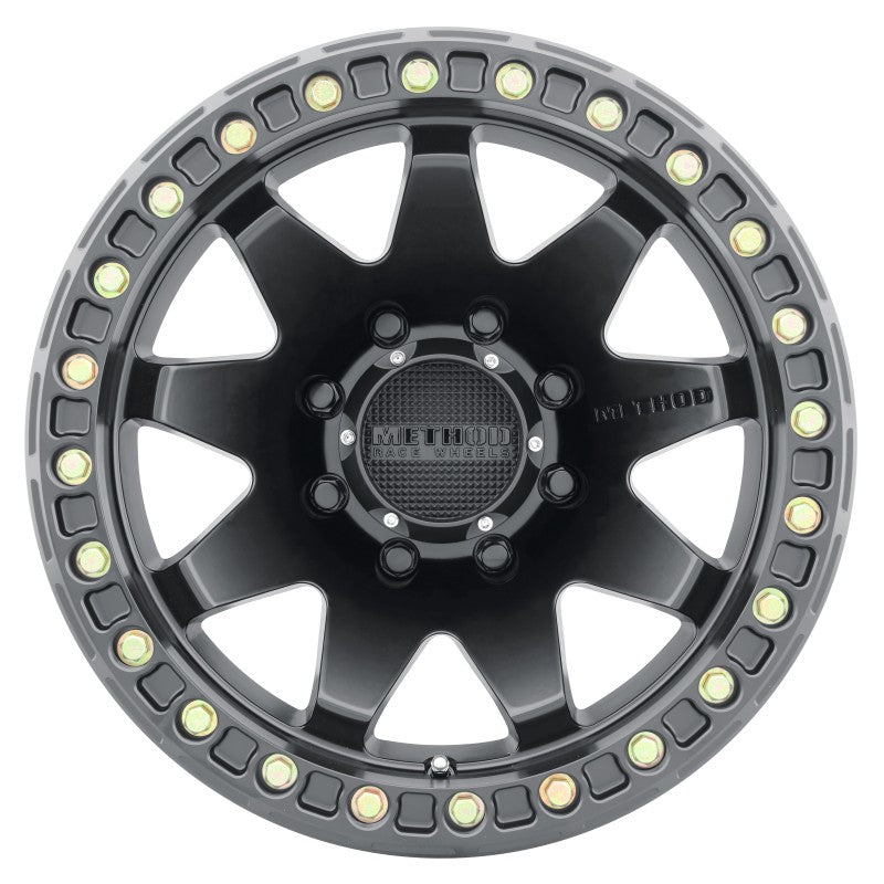 Method Wheels MR108 Matte Black | 17x9" -44mm | 8x6.5mm Wheel