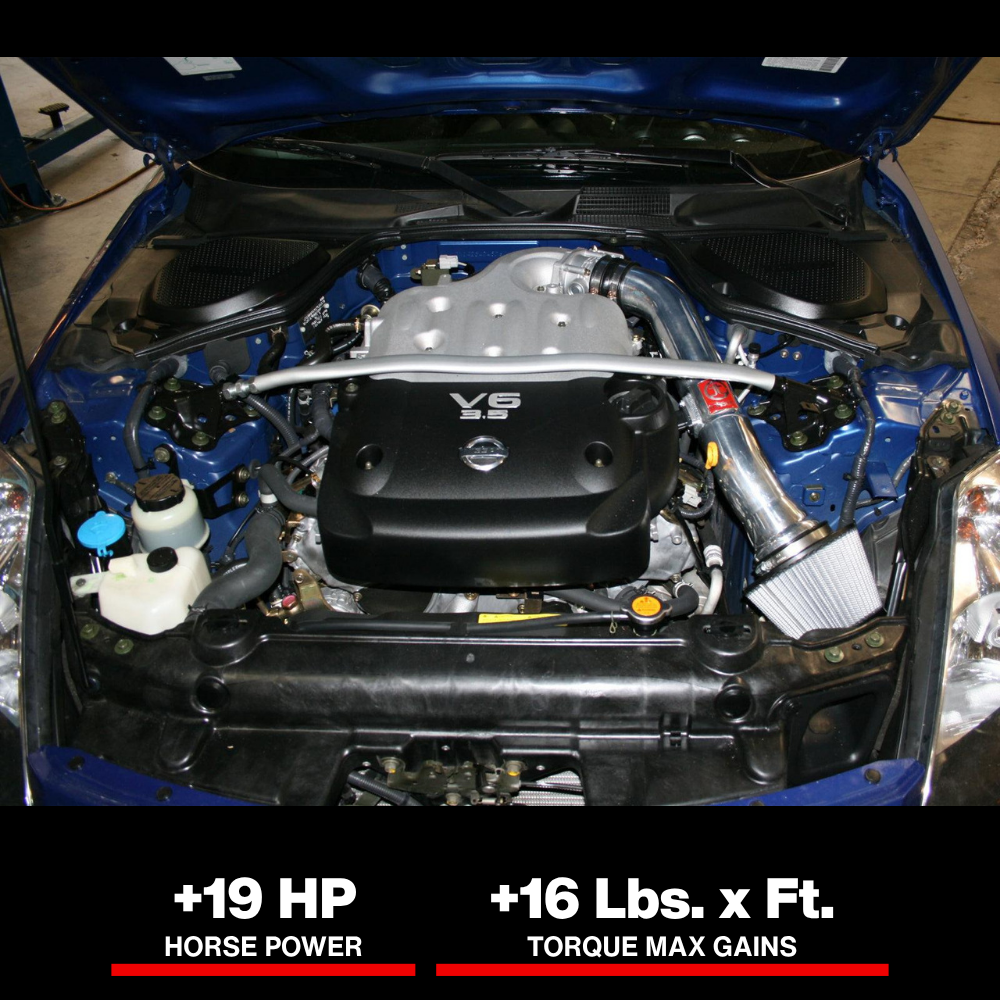 aFe Takeda Intakes Stage-2 PDS AIS PDS Nissan 350Z 03-06: Infiniti G35 03.5-06 V6-3.5L (pol)