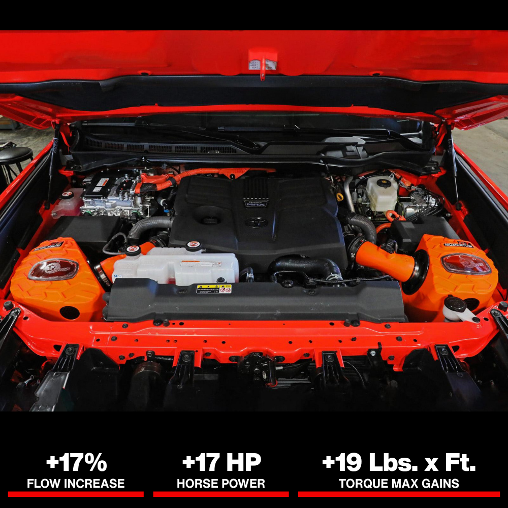 aFe 2022 Toyota Tundra V6-3.5L (tt) Momentum GT Cold Air Intake System w/ Pro 5R Filter - Orange