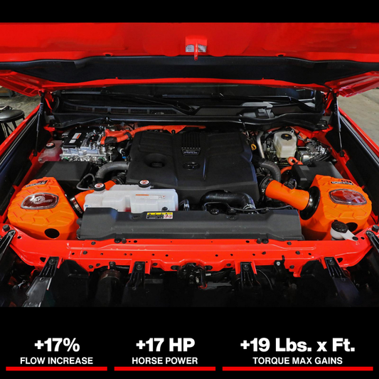 aFe 2022 Toyota Tundra V6-3.5L (tt) Momentum GT Cold Air Intake System w/ Pro 5R Filter - Orange