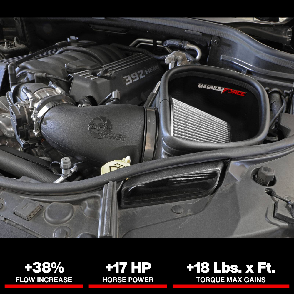 aFe MagnumFORCE Intake Stage-2 Pro DRY S 12-21 Jeep Grand Cherokee (WK2) V8-6.4L HEMI