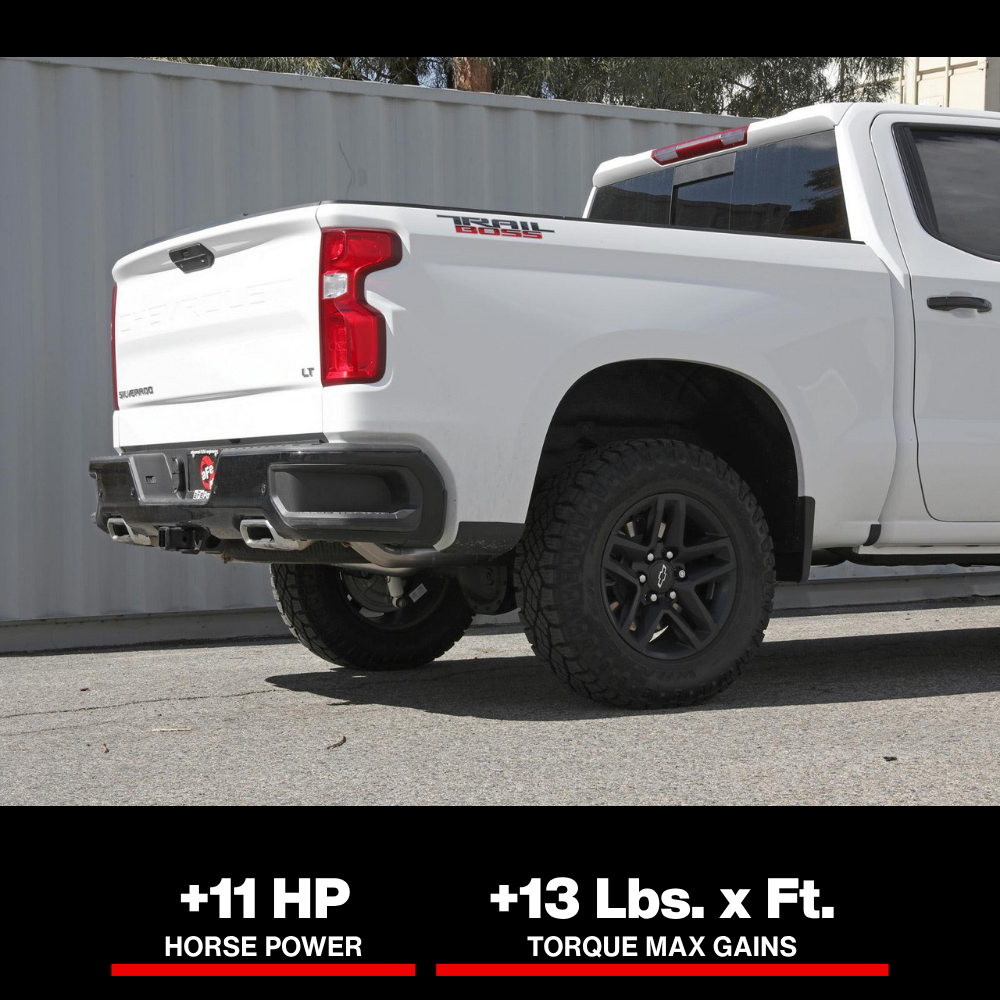 aFe Gemini XV 4in to Dual 3in 304 SS Cat-Back Exhaust w/ Cutout 19-21 GM Silverado/Sierra V8-6.2L