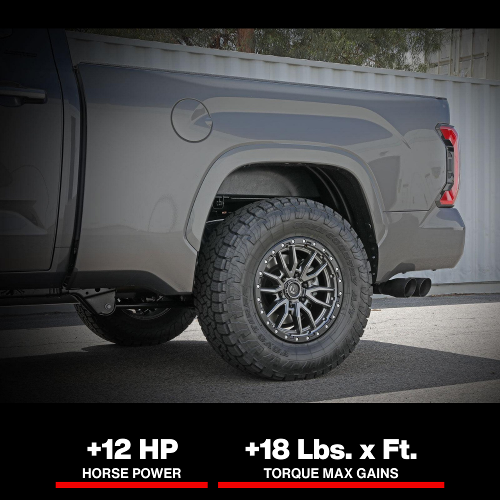 aFe 2022 Toyota Tundra V6-3.5L (tt) Vulcan Series 2.5in to 3in 304 SS Cat-Back Exhaust w/ Black Tip