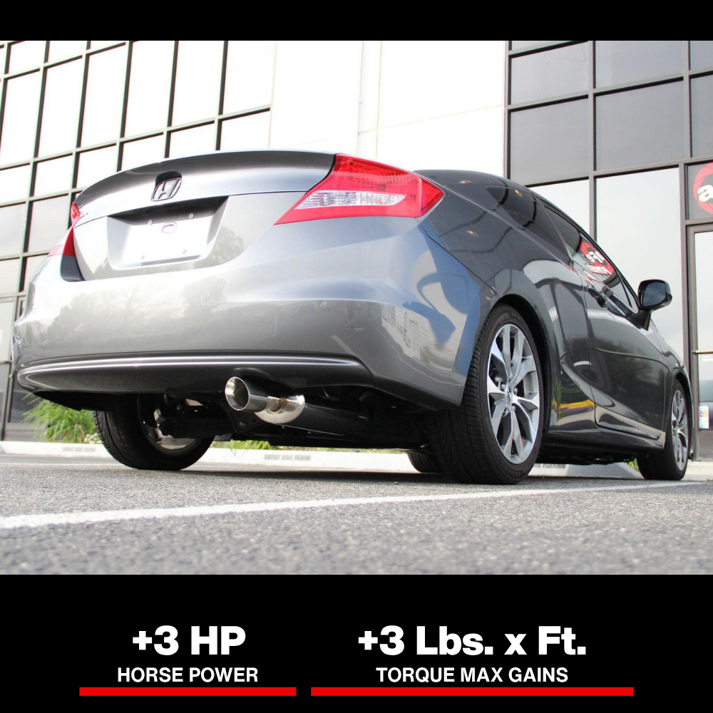 aFe Takeda Exhaust 304SS Axle-Back w/ Polished Tip 12-15 Honda Civic L4 1.8L