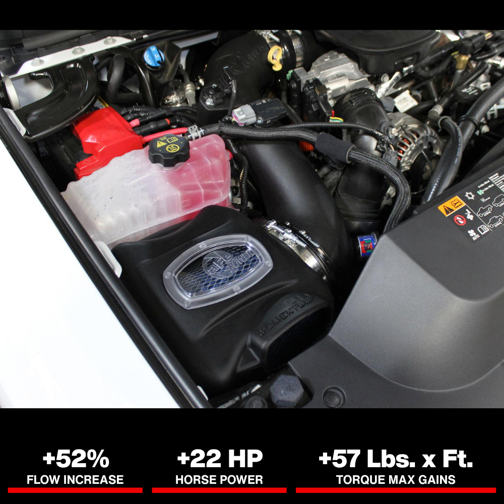 aFe Momentum HD PRO 10R Stage-2 Si Intake 11-16 GM Diesel Trucks V8-6.6L (td) LML
