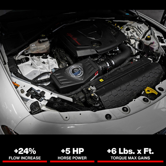 aFe Momentum GT Pro 5R Cold Air Intake System 2017 Alfa Romeo Giulia I4 2.0L (t)