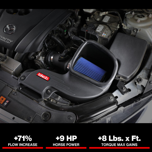 aFe Takeda Stage-2 Cold Air Intake System Pro 5R 14-18 Mazda 3 L4-2.0 - Black