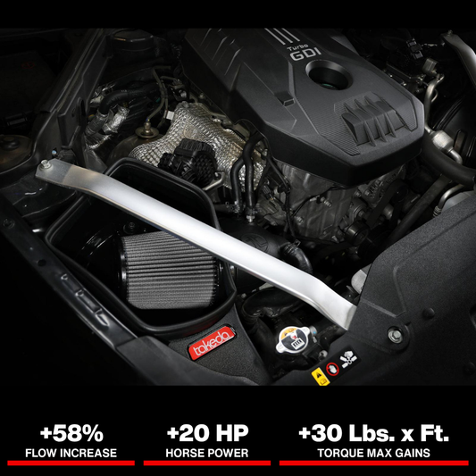 aFe 18-21 Kia Stinger L4 2.0L (t) Takeda Stage-2 Cold Air Intake System w/ Pro DRY S Filter
