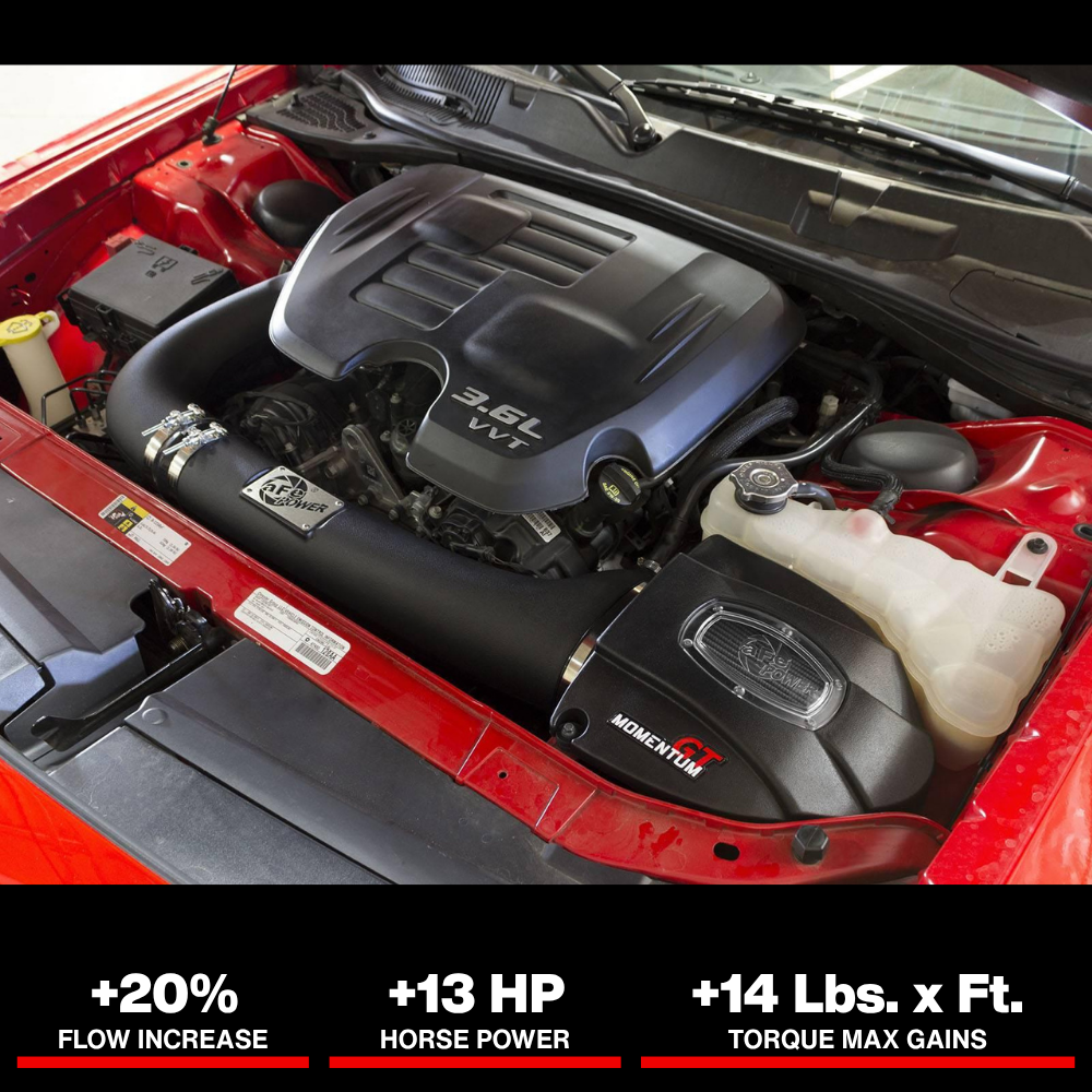 aFe Momentum GT Dry S Stage-2 Intake System 11-15 Dodge Challenger/Charger V6-3.6L