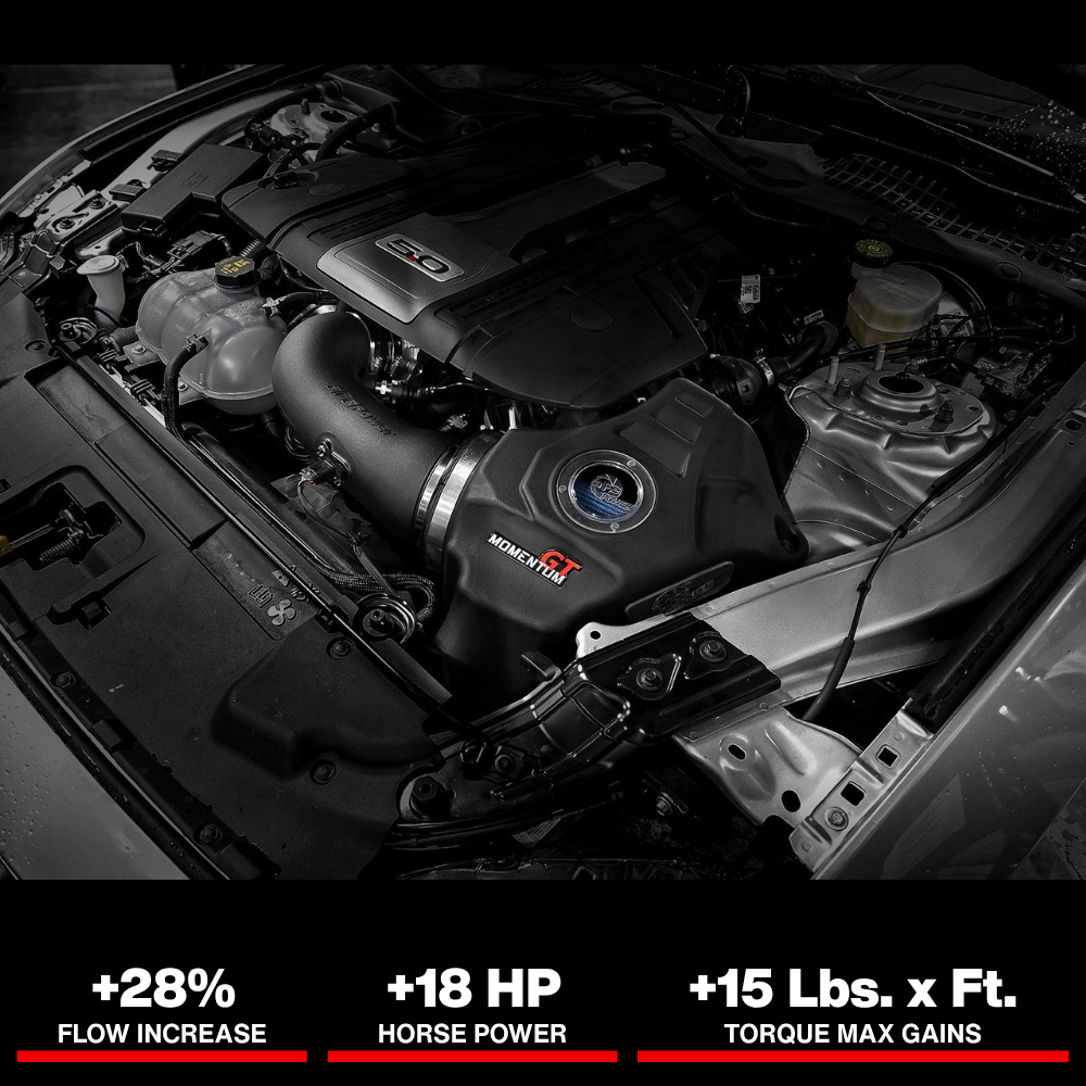 aFe Momentum GT Pro 5R Cold Air Intake System 18-19 Ford Mustang GT 5.0L V8
