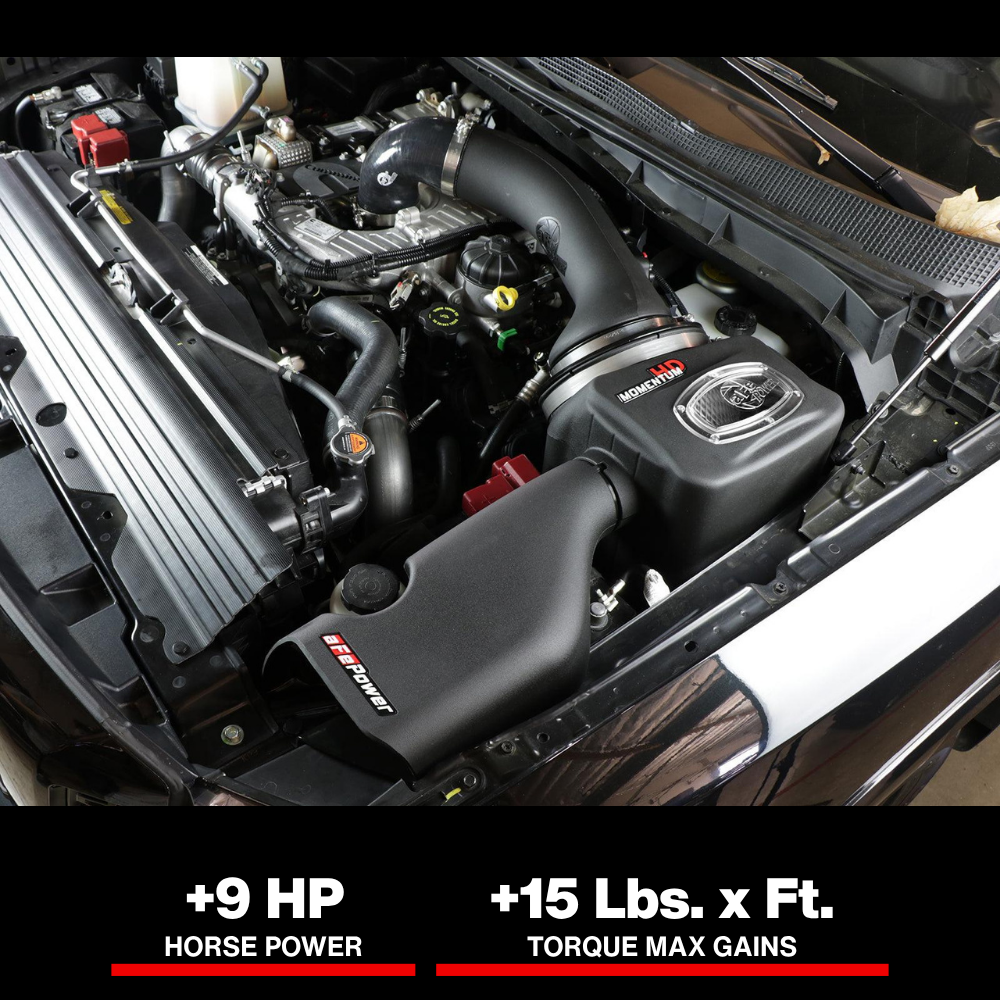 aFe 16-19 Nissan Titan XD V8 5.0L Momentum HD Cold Air Intake System w/ Pro DRY S Media
