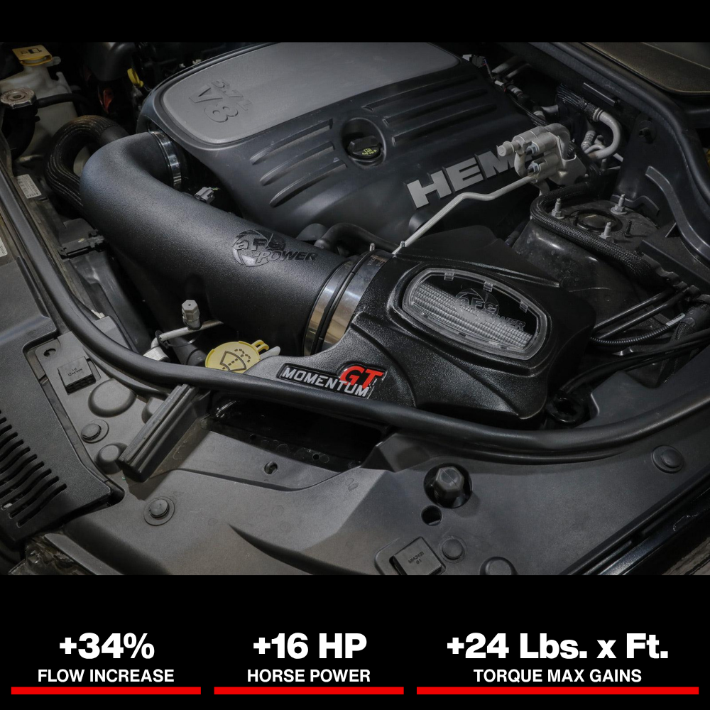 aFe POWER Momentum GT Pro DRY S Cold Air Intake System 11-17 Jeep Grand Cherokee (WK2) V8 5.7L HEMI