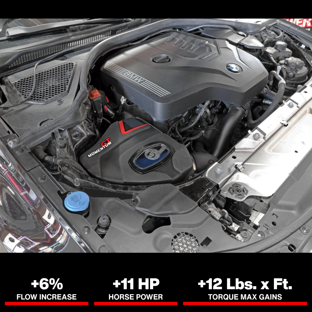 aFe Momentum GT Cold Air Intake System w/Pro 5R Filter 19-21 BMW 330i B46/B48