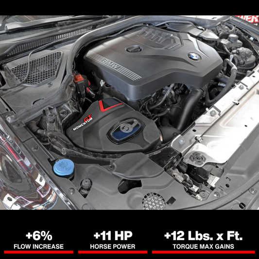 aFe Momentum GT Cold Air Intake System w/Pro 5R Filter 19-21 BMW 330i B46/B48