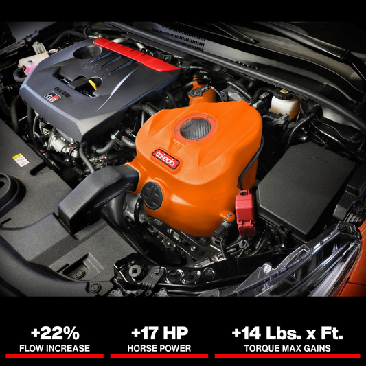 aFe 2023+ Toyota GR Corolla Takeda Momentum Cold Air Intake System Orange w/ Pro DRY S Filter
