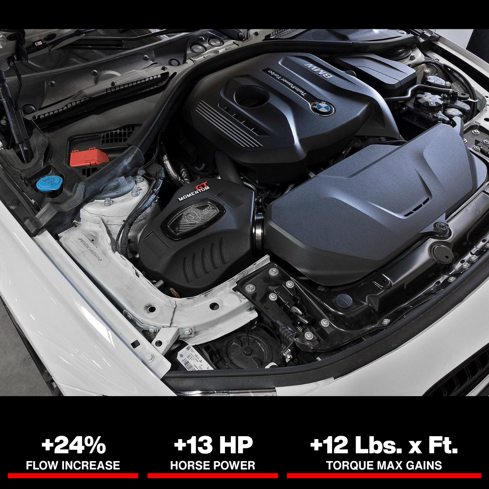 aFe POWER Momentum GT Pro Dry S Intake System 16-17 BMW 330i F30 B46/48 I4-2.0L (t)