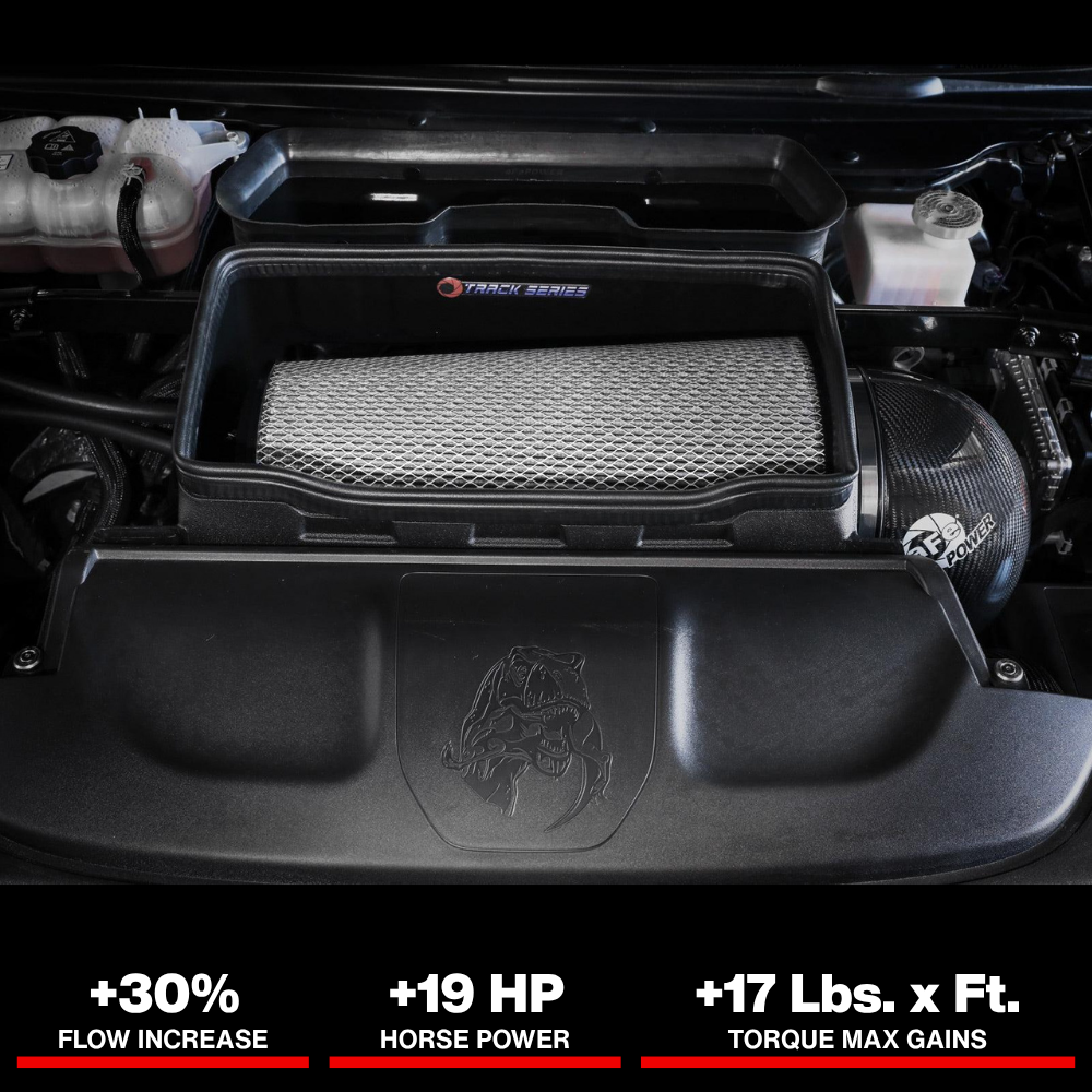 aFe 21-23 RAM 1500 TRX Track Series Carbon Fiber Cold Air Intake System w/ Pro DRY S