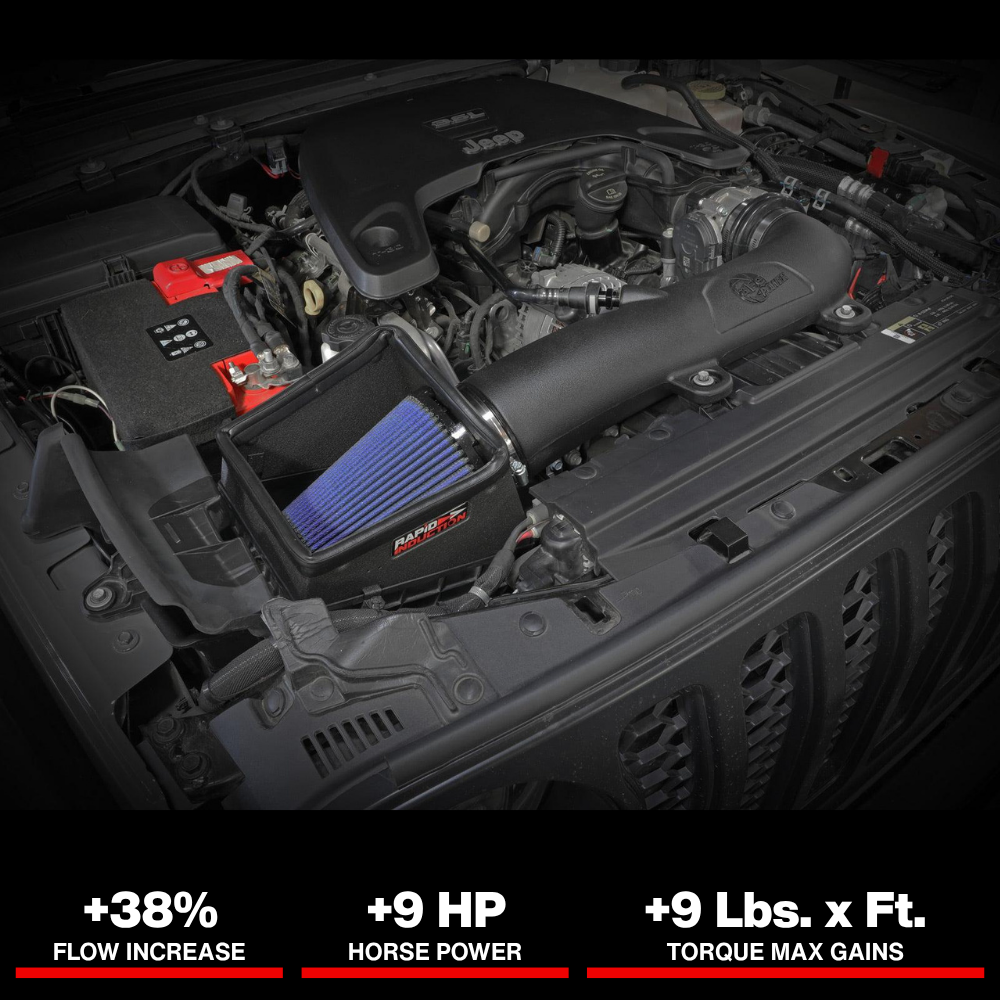 aFe Rapid Induction Pro 5R Cold Air Intake System 18-21 Jeep Wrangler(JL)/Gladiator(JT) 3.6L
