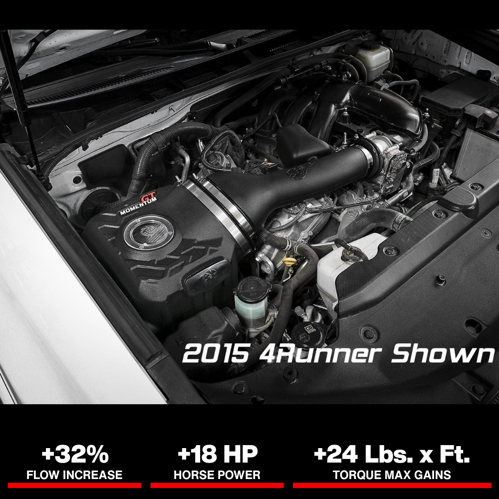 aFe Momentum GT Cold Air Intake System w/ Pro DRY S Filter Toyota FJ Cruiser 07-21 V6-4.0L