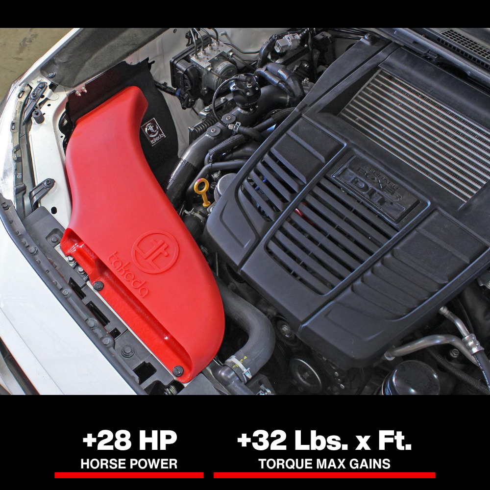 aFe Takeda Stage-2 PRO DRY S Cold Air Intake System 15-18 Subaru WRX H4 2.0L (t)
