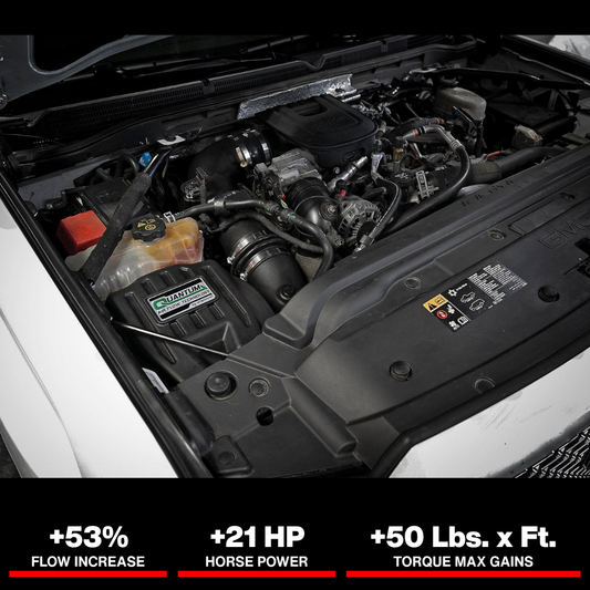 aFe Quantum Pro 5R Cold Air Intake System 11-16 GM/Chevy Duramax V8-6.6L LML - Oiled