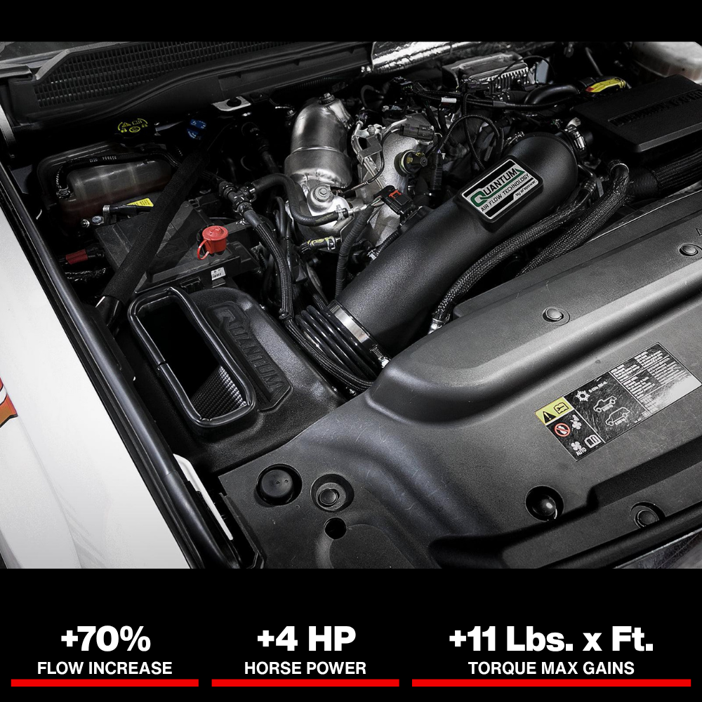 aFe Quantum Pro DRY S Cold Air Intake System 17-18 GM/Chevy Duramax V8-6.6L L5P - Dry