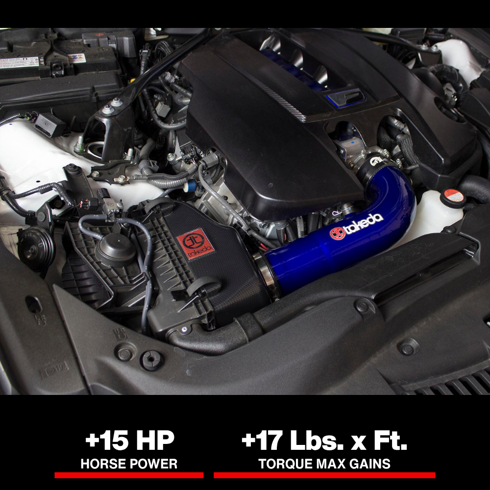 aFe Takeda Stage-2 Pro Dry S Cold Air Intake System 15-17 Lexus RC F 5.0L V8