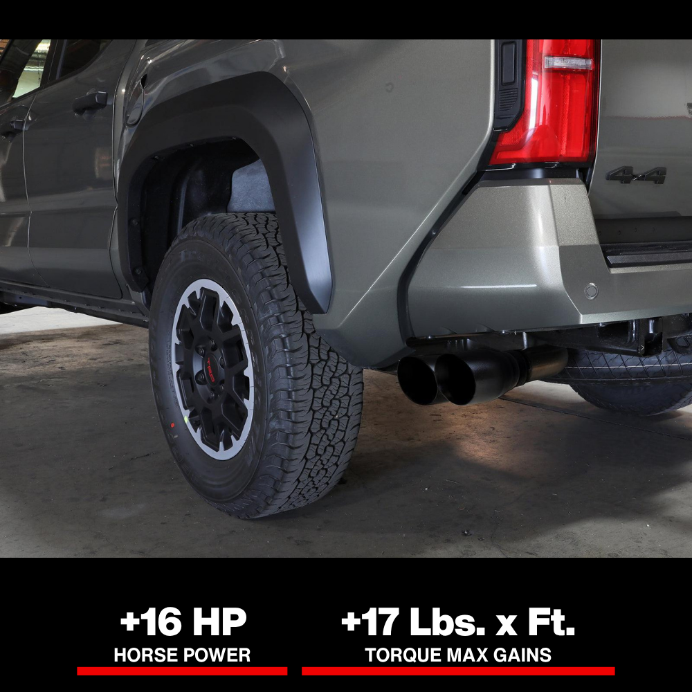 aFe 2024 Toyota Tacoma L4 2.4L Vulcan Series 2.5-3in 304 SS Steel Cat-Back Exhaust w/Black Tips