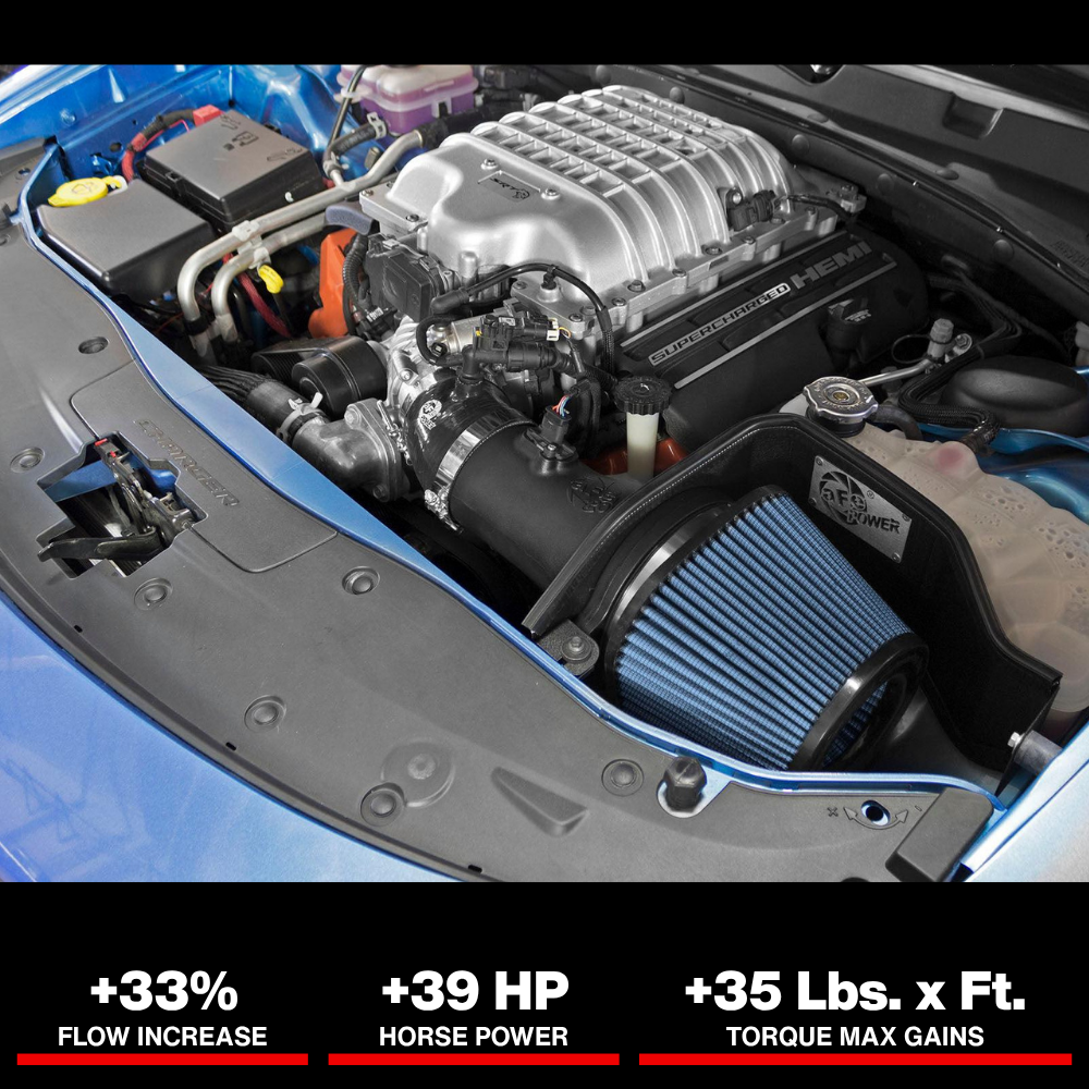 aFe MagnumFORCE Intakes Stage-2 P5R AIS 15-16 Dodge Challenger SRT Hellcat 6.2L V8 (sc)