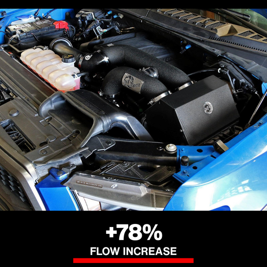 aFe Magnum FORCE Stage-2 Pro 5R Cold Air Intake System 2017 Ford F-150 Raptor V6-3.5L (tt) - Black