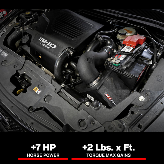 aFe Magnum FORCE Stage-2 Pro DRY S Cold Air Intake System 10-18 Ford Taurus SHO V6-3.5L (tt)