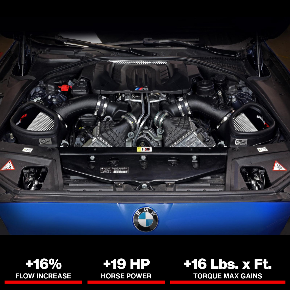 aFe POWER Magnum FORCE Stage-2 Pro DRY S Cold Air Intake System 12-19 BMW M5 (F10) / M6 (F12/13)