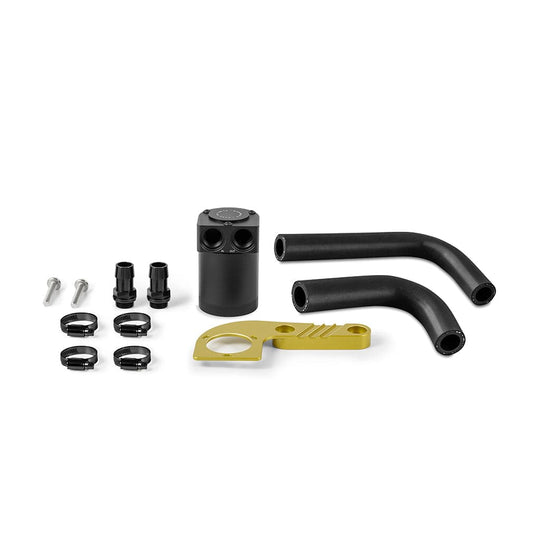 Mishimoto Baffled Oil Catch Can, Fits BMW F8X M3/M4 2015-2020, Austin Yellow Metallic