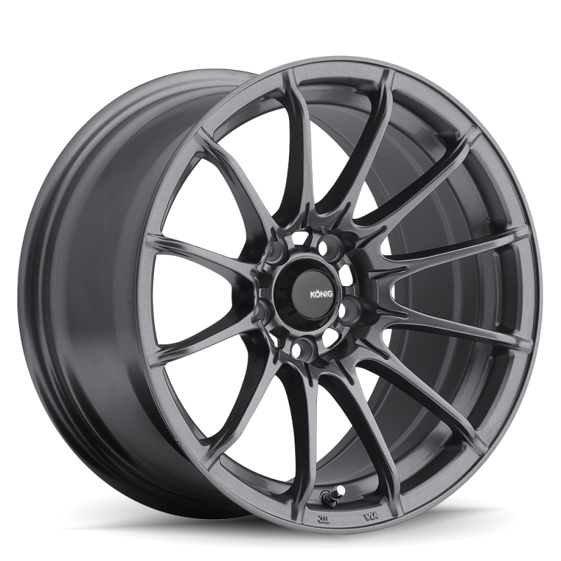 Konig Dial In Matte Grey | 15x9" +35mm | 4x100mm Wheel