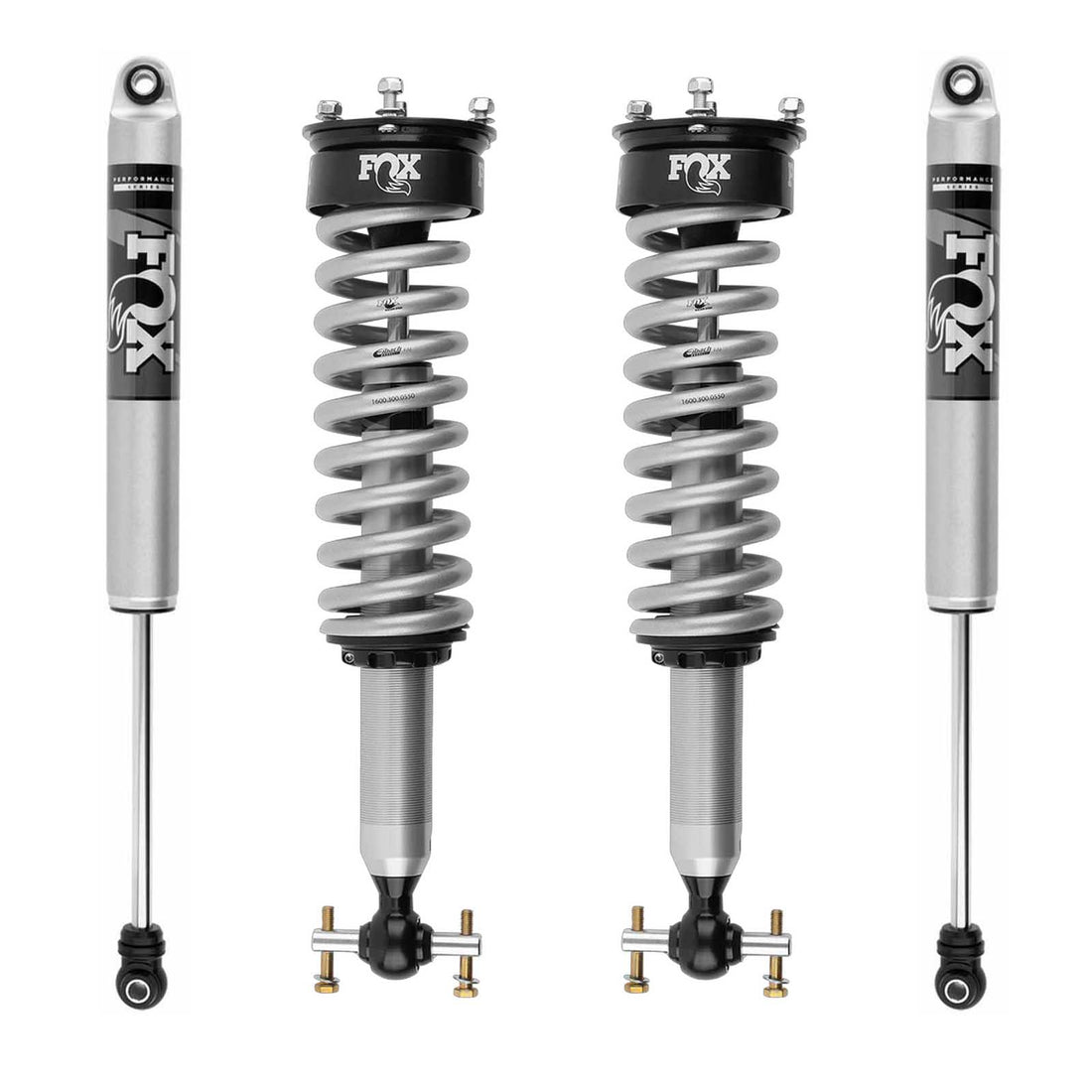 Fox 2.0 Performance Series Set w/2-3.5" lift - 2019-2024 GMC Sierra 1500 4WD RWD