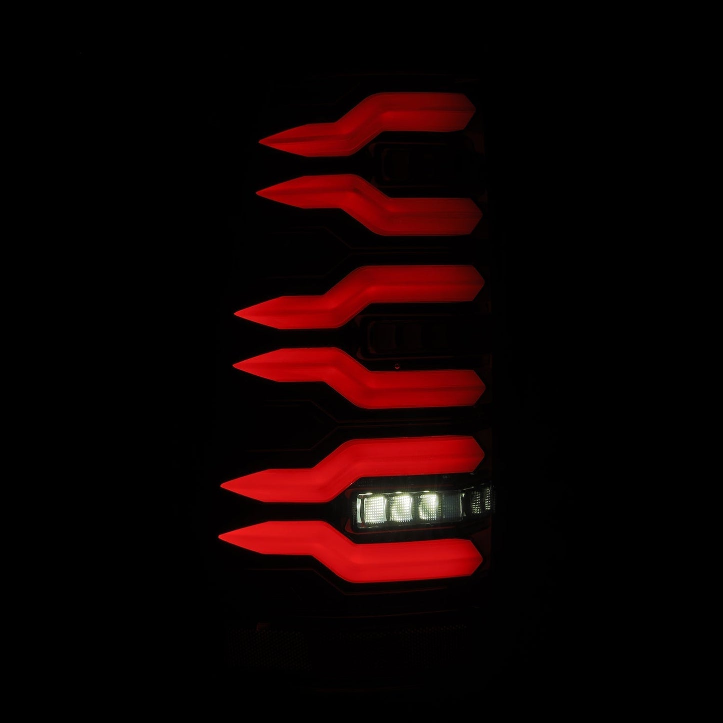 AlphaRex 99-06 Chevrolet Silverado/99-06 GMC Sierra LUXX-Series LED Tail Lights - Black