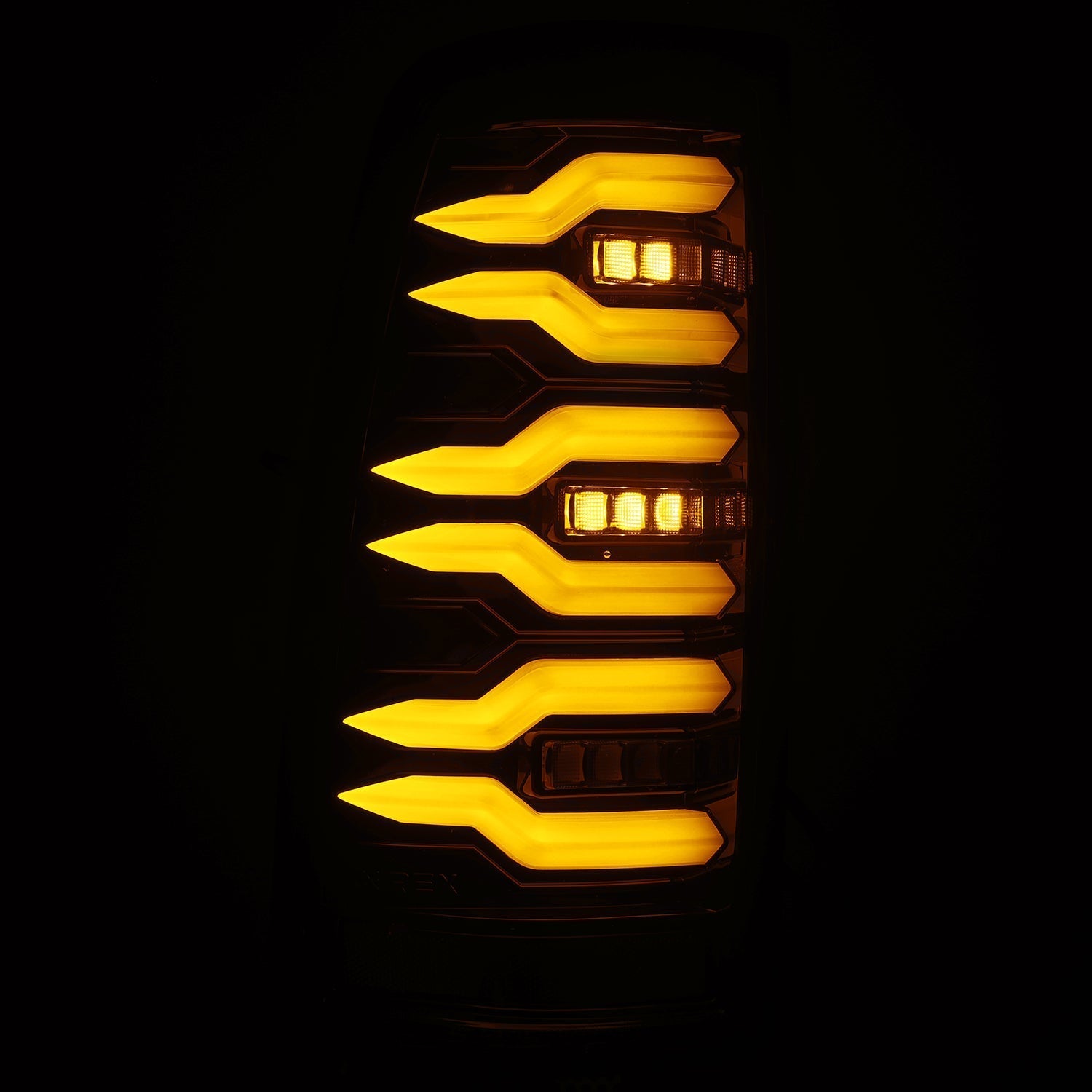 AlphaRex 99-06 Chevrolet Silverado/99-06 GMC Sierra LUXX-Series LED Tail Lights - Black