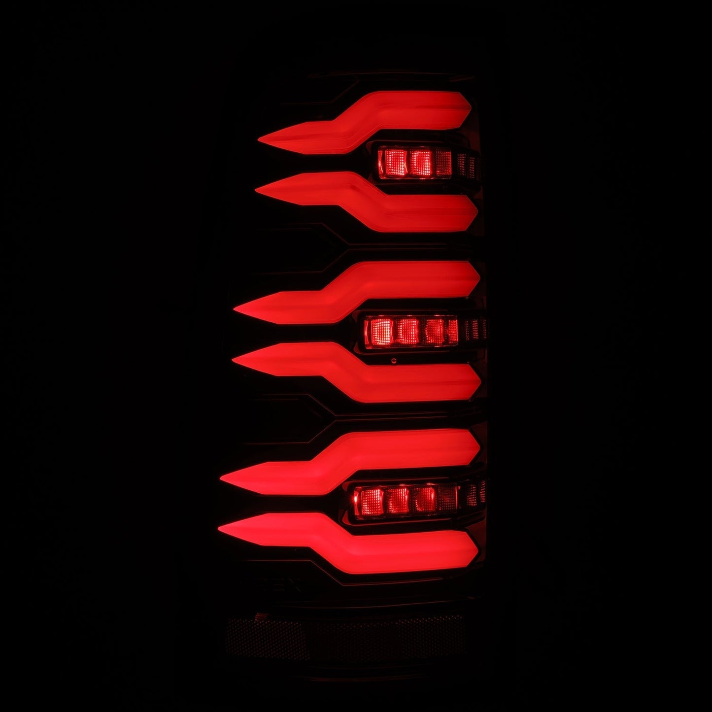 AlphaRex 99-06 Chevrolet Silverado/99-06 GMC Sierra LUXX-Series LED Tail Lights - Black