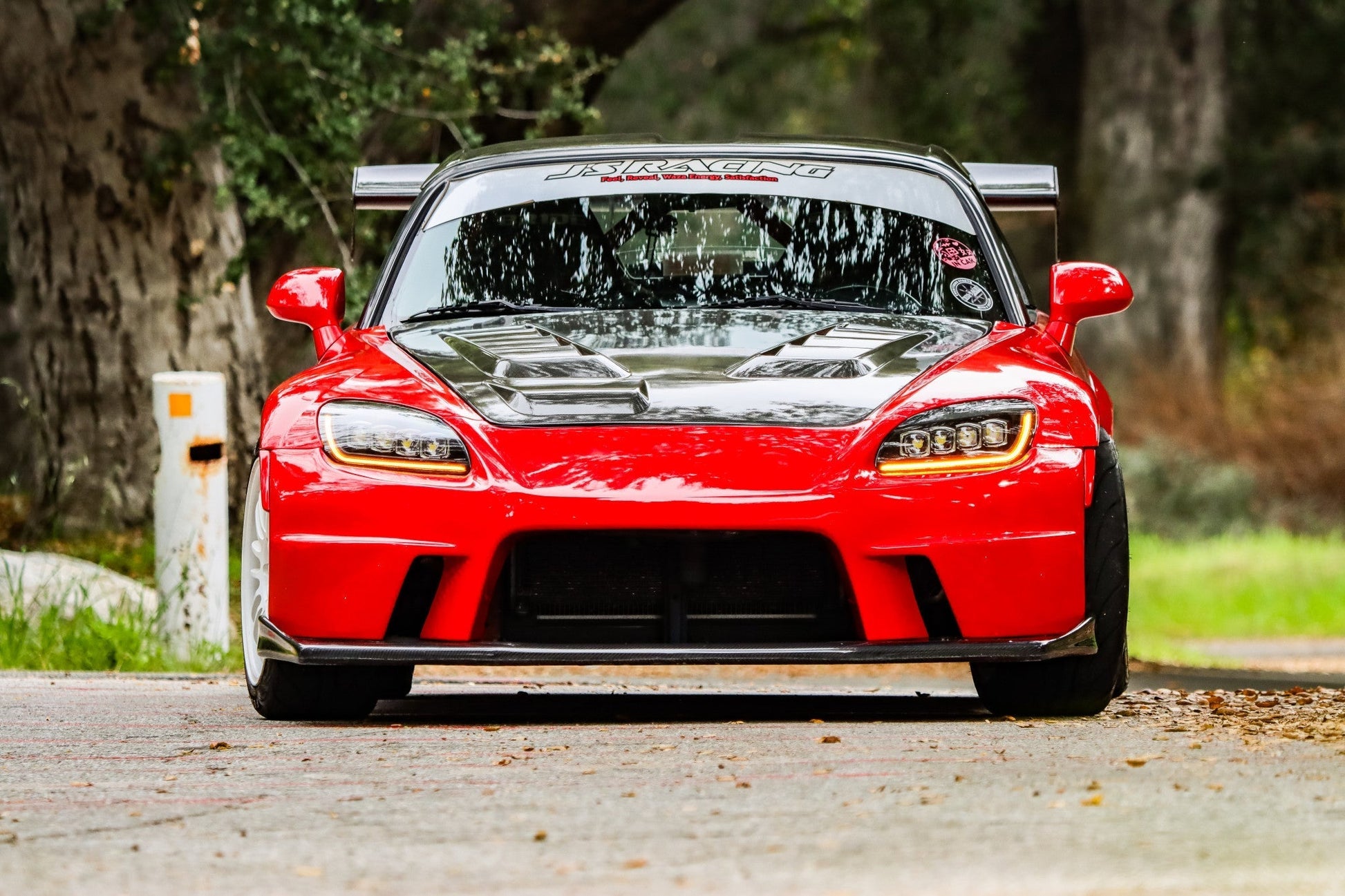 AlphaRex 99-09 Honda S2000 NOVA-Series Projector LED Headlights - Black