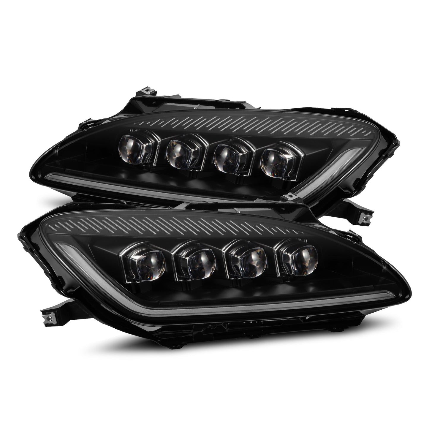 AlphaRex 99-09 Honda S2000 NOVA-Series Projector LED Headlights - Black