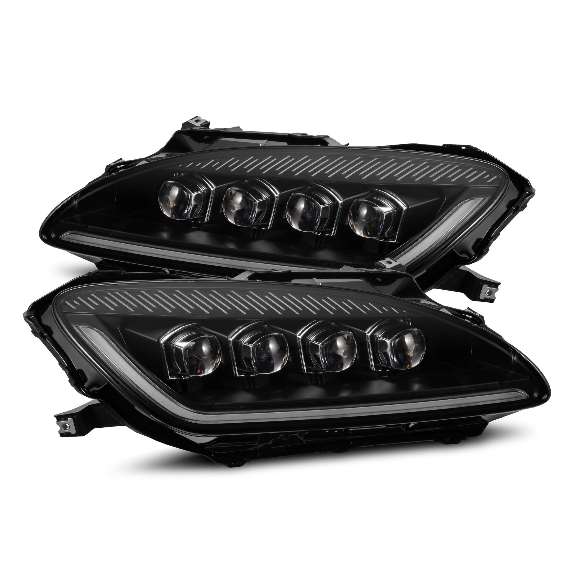 AlphaRex 99-09 Honda S2000 NOVA-Series Projector LED Headlights - Black