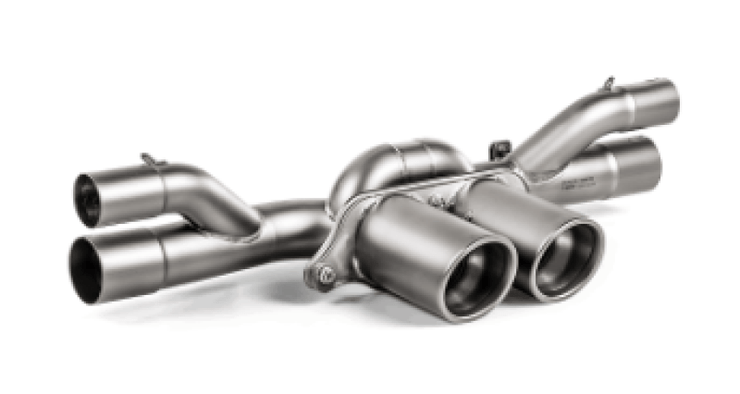 Akrapovic Porsche 911 GT3 RS (991.2) Slip-On Race Line (Titanium) w/Titanium Tips