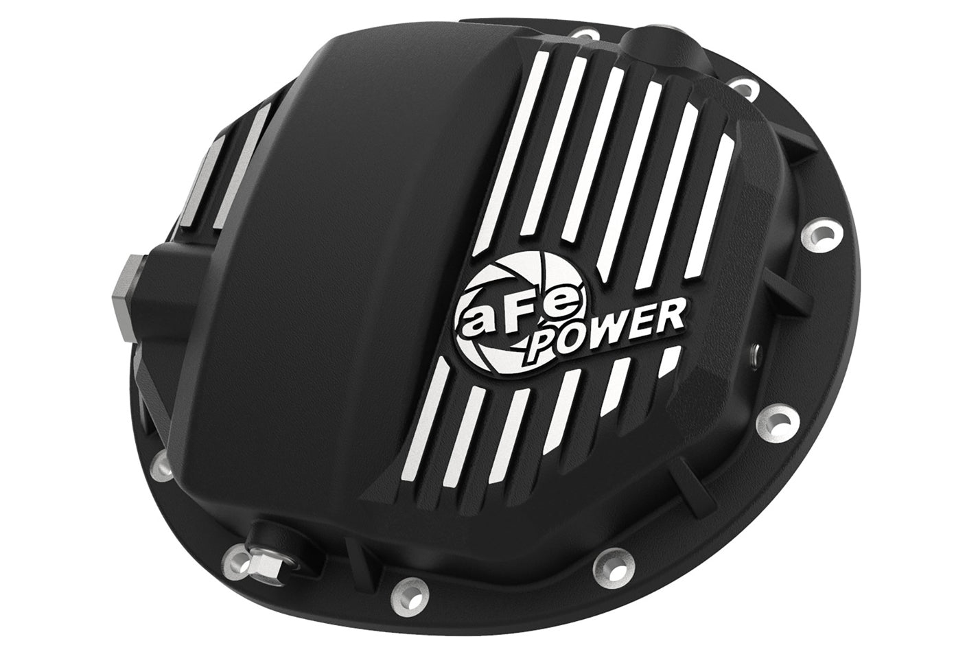 aFe Power Pro Series AAM 9.5/9.76 Rear Diff Cover Black w/Mach Fins 14-19 GM Silverado/Sierra 1500